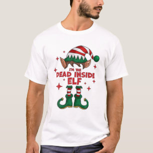 Jag är den döda insidan Elf - Matchande familjen T Shirt