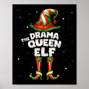 Jag är den dramatiska drottningälvan Familjematcha Poster