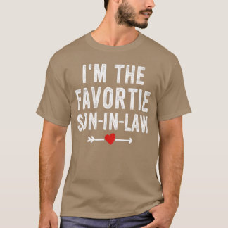 Jag är den favorit svärson män förälder rolig svär t shirt