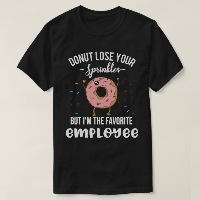 Jag är den favoritanställdes uppskattningsfunktion t shirt (Design framsida)