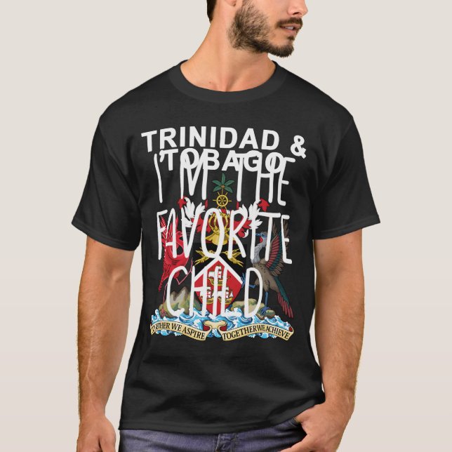 Jag är den favoritbarnsunge Mamma Pappa favoriter T Shirt (Framsida)