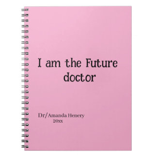 Jag är den framtida doktor-Spiral-fotoboken Anteckningsbok