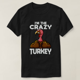 Jag är den galna turkiska familjens Thanksgiving T Shirt