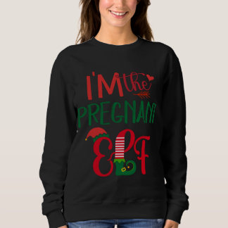 Jag är den gravida Elf Matching Family Ugly Christ T Shirt