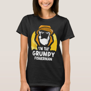 Jag är den grumpy Fisherman Hobby Fish Fishing Fis T Shirt