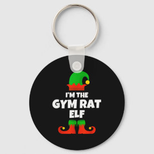 Jag är den gymratte älva familjen pyjamas jul fitn nyckelring