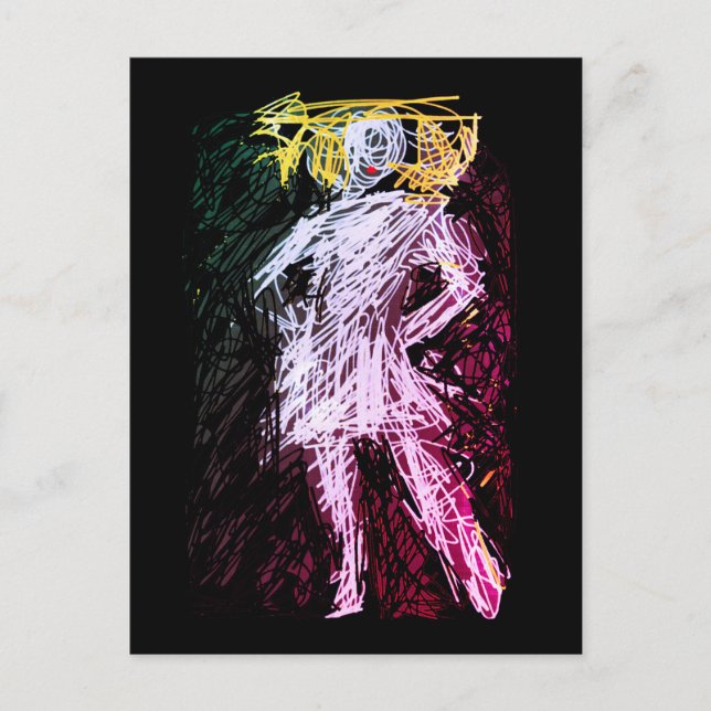 Jag är den här tjejen helg vykort (Framsida)