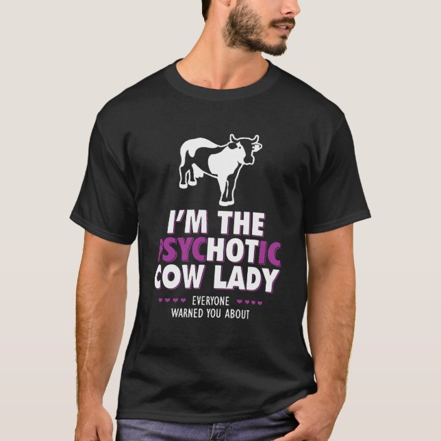 Jag Är Den Heta Ko Damen 1015 T Shirt (Framsida)