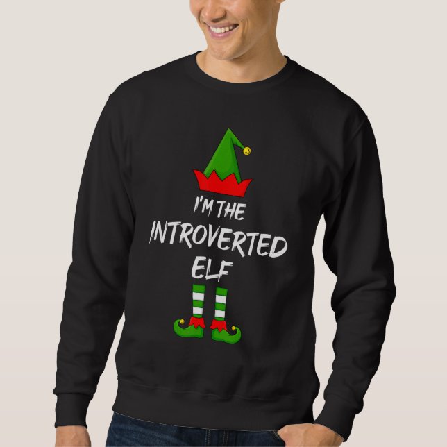 Jag är den introducerade Elf Matching-familjen Elf Lång Ärmad Tröja (Framsida)
