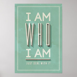Jag är den jag är poster