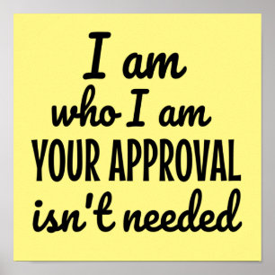 Jag är den jag är poster