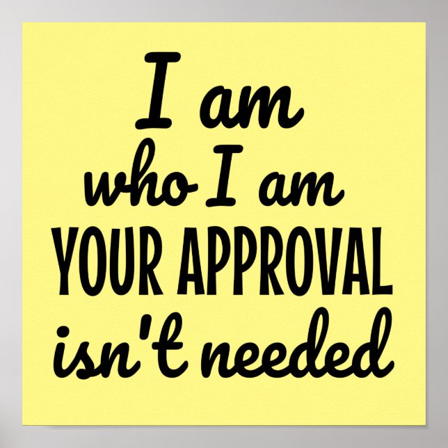 Jag är den jag är poster (Framsidan)