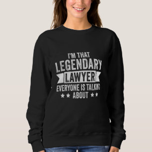 Jag är den legendariska juristen som alla pratar o t shirt