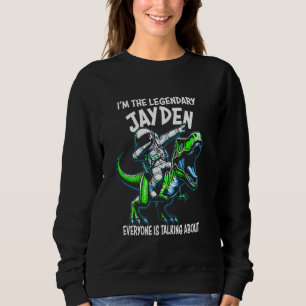 Jag är den legendariske Jayden Roliga Astronaut Di T Shirt