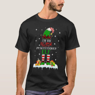 Jag är den legitimerade sjuksköterske-elfen julmat t shirt