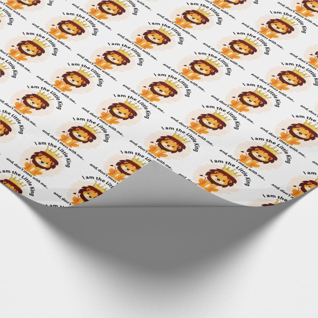 Jag är den lilla kung presentpapper (Hörn)