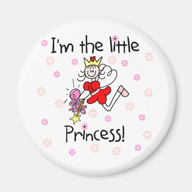 Jag är den lilla prinsessan magnet (Framsidan)