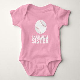 "Jag är den lilla syster" Baseball Jersey Number T-shirt