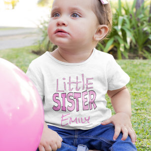 Jag är den lilla syster Cute Modern Rosa T Shirt