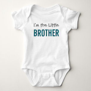 Jag är den lille brodern Modern mörk te Pojkens ba T Shirt