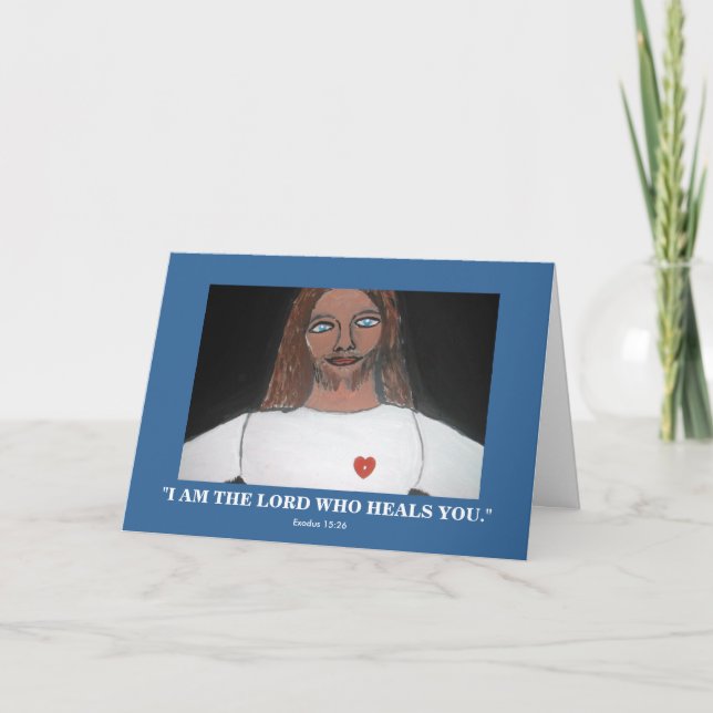 "JAG ÄR DEN LORD SOM HEALERAR DIG" KORT (Framsida)