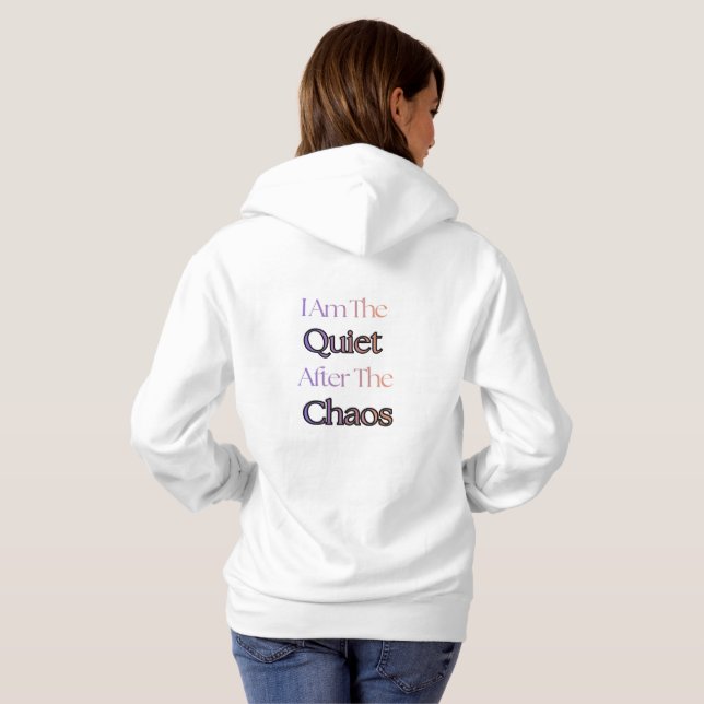 Jag Är Den Lugna Efter Kaoset T Shirt (Hel baksida)