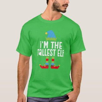 Jag är den minsta Elf-matchande juldräkten T Shirt