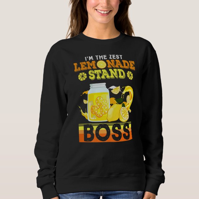 Jag är den minsta Lemonade Stat Chef Lemon Juice T Shirt (Framsida)