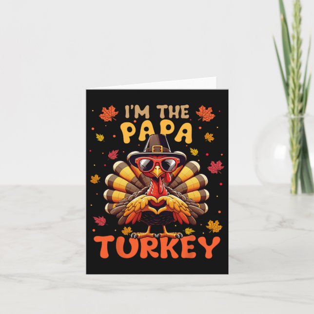 Jag är den pappa Turkiet Matchning 2024 Familj tac Kort (Framsida)