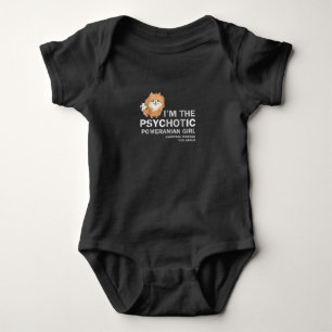 Jag är den psykotiska pomeranianflickan t shirt