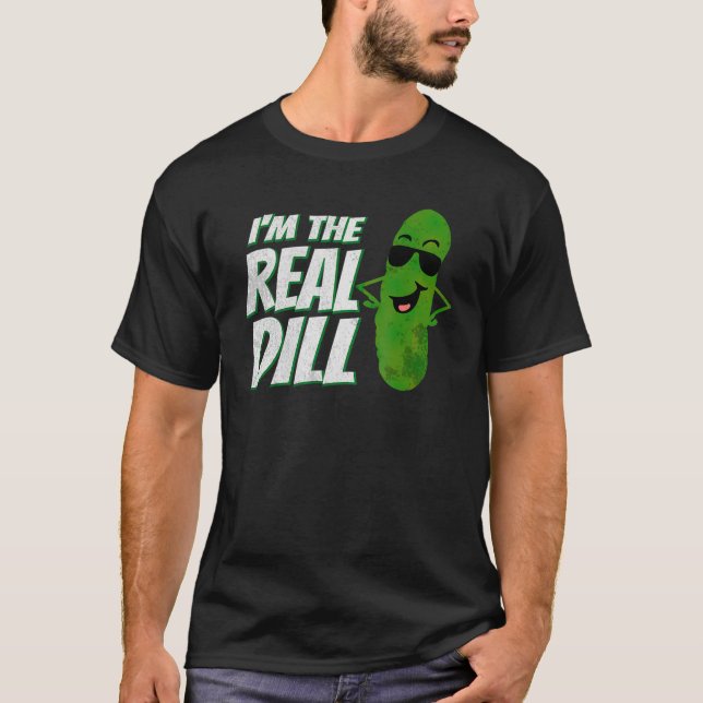 Jag är den riktiga dill-apan Älskare T Shirt (Framsida)