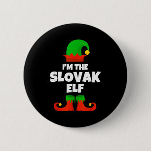 Jag är den slovakiska älvfamiljen Pyjamas jul roli Knapp