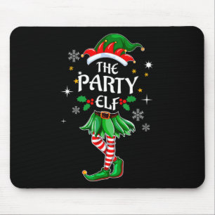 Jag är den söta julfest-elfen för familjen musmatta