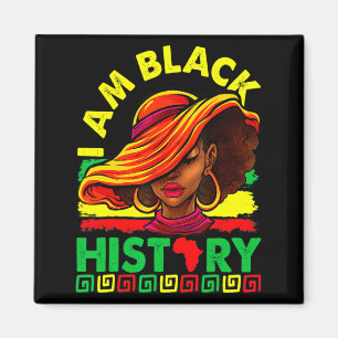 Jag Är Den Starka Afrikanska Drottningen Tjejers S Magnet