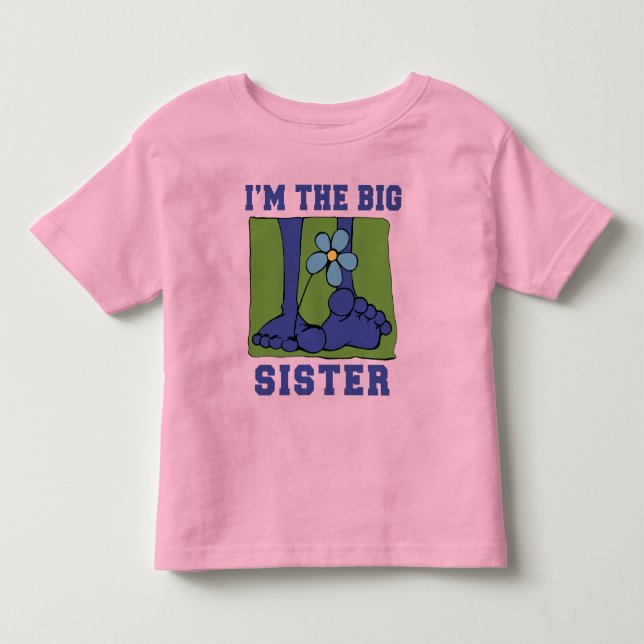 Jag är den stora syster T-Shirt. Tee (Framsida)