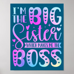 Jag är den stora systern som gör mig till bossen R Poster