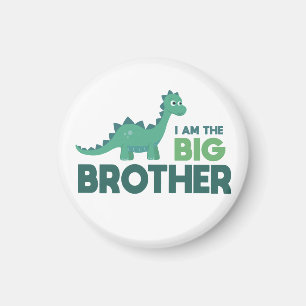 Jag är den store bror dinosauriebrödraskap magnet