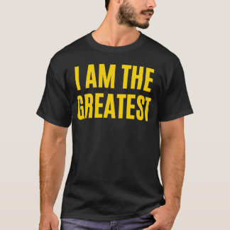 JAG ÄR DEN STÖRSTE med guldbokstäver vänner T Shirt