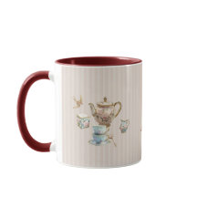 Jag är den teinspirerade kaffekoppen – Taupe Monog