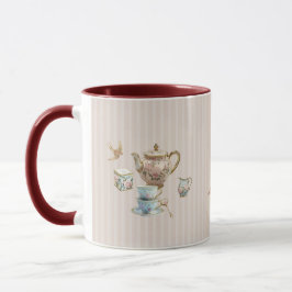 Jag är den teinspirerade kaffekoppen – Taupe Monog Mugg