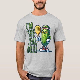 JAG ÄR DEN VERKLIGA DILLEN PICKLEBALL FUNNY SPORTY T SHIRT