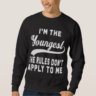Jag är den yngsta brodern lång ärmad tröja