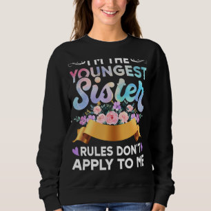 Jag är den yngsta Reglerna gäller inte Blommigten. T Shirt