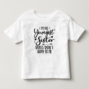 Jag är den yngsta syster Birthday Stepsyster Funny T Shirt