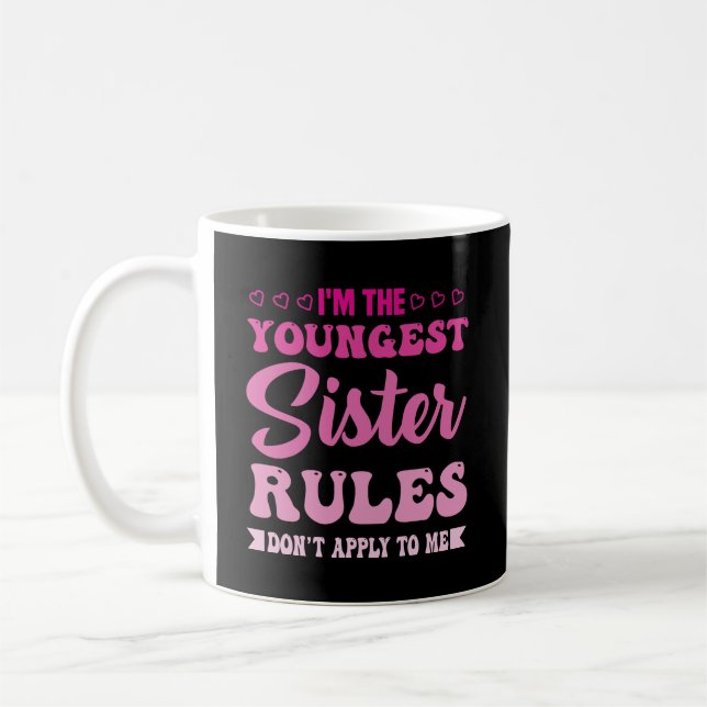 Jag är den yngsta syster Regler inte gäller mig Kaffemugg (Vänster)