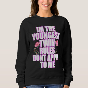 Jag är den yngsta tvillingan Regler gäller inte fö T Shirt