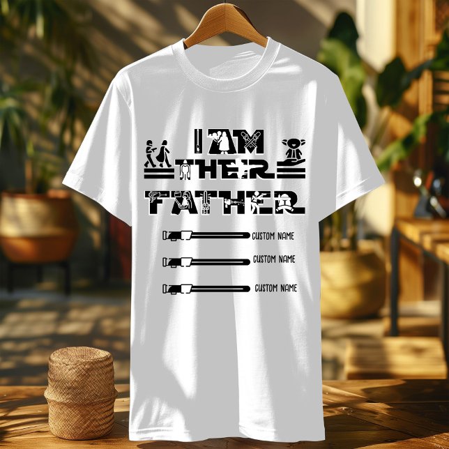 Jag är deras anpassningsbar i Far-skjortor T Shirt (Skapare uppladdad)