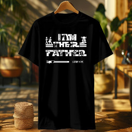 Jag är deras Far-ljusskylt personlig T Shirt