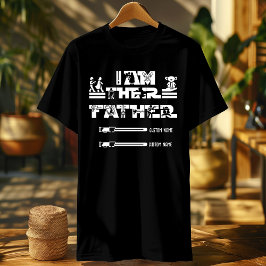 Jag är deras Far-ljusskylt personlig T Shirt