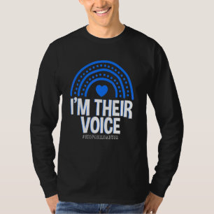 Jag är deras talande hjärtebarn, barnmisshandel må t shirt